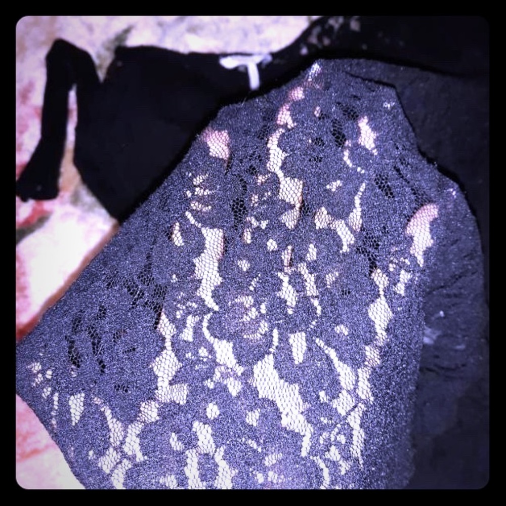 Lace long sleeve top